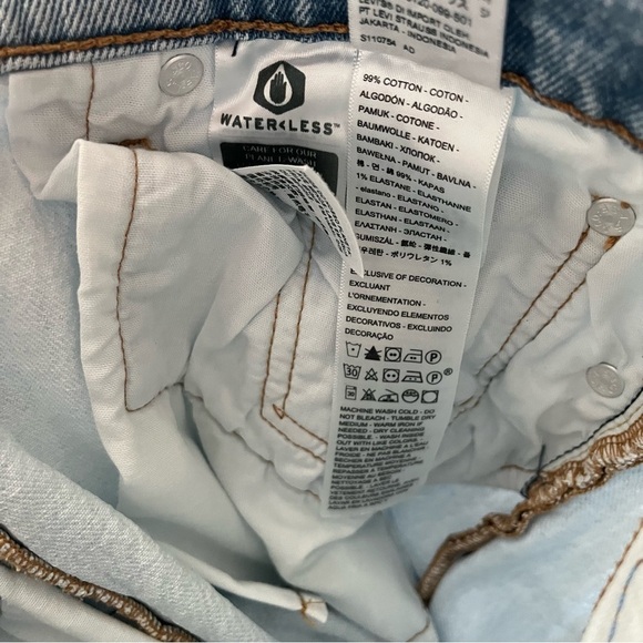 LEVIS sz 29 x 26 501 Two Tone Half Splice Blue Denim Jeans Button Fly - Picture 7 of 12